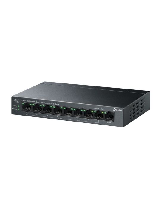 TP-Link LiteWave LS109P switch-uri Fara management Fast Ethernet (10 100) Power over Ethernet (PoE) Suport Negru
