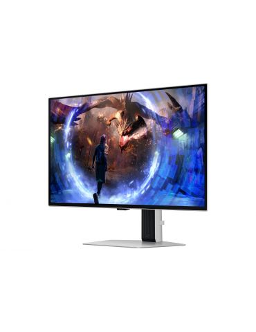 Samsung Odyssey G60SD monitoare LCD 68,6 cm (27") 2560 x 1440 Pixel Quad HD OLED Argint