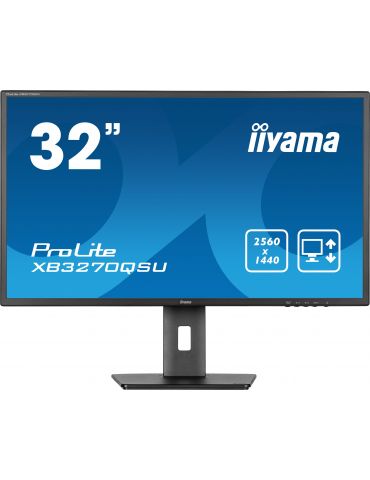 iiyama ProLite XB3270QSU-B1 monitoare LCD 81,3 cm (32") 2560 x 1440 Pixel Wide Quad HD LED Negru - Tik.ro