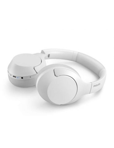 Philips TAH8506WT 00 cască audio & cască cu microfon Căști Fără fir Bandă de fixare pe cap Apeluri Muzică USB tip-C Bluetooth