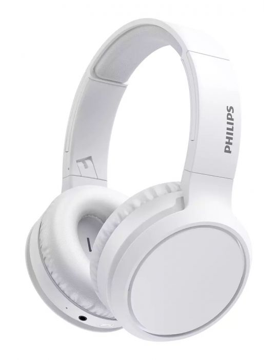 Philips 5000 series TAH5205WT 00 cască audio & cască cu microfon Căști Fără fir Bandă de fixare pe cap Muzică USB tip-C