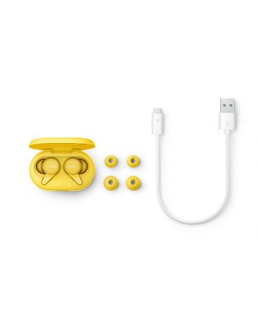 Philips 1000 series TAT1207YL 00 cască audio & cască cu microfon Căști Fără fir În ureche Bluetooth Galben