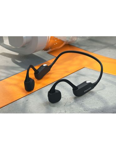 Philips TAA6606BK 00 cască audio & cască cu microfon Căști Fără fir Bandă gât Sporturi Bluetooth Negru