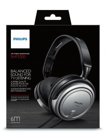 Philips Căşti TV cu fir, pentru interior SHP2500 10