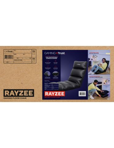 Trust GXT 718 RAYZEE Scaun consolă jocuri Șezut căptușit Negru