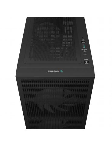 DeepCool CH360 DIGITAL Micro Tower Negru