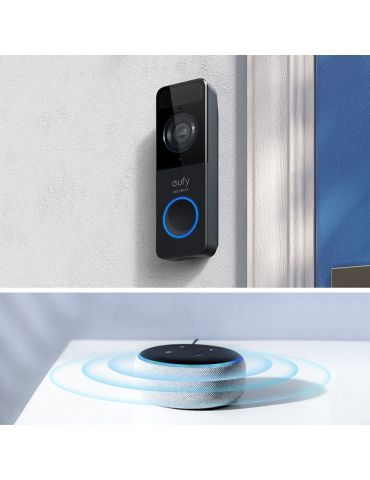Eufy Video Doorbell 1080p Negru, Alb