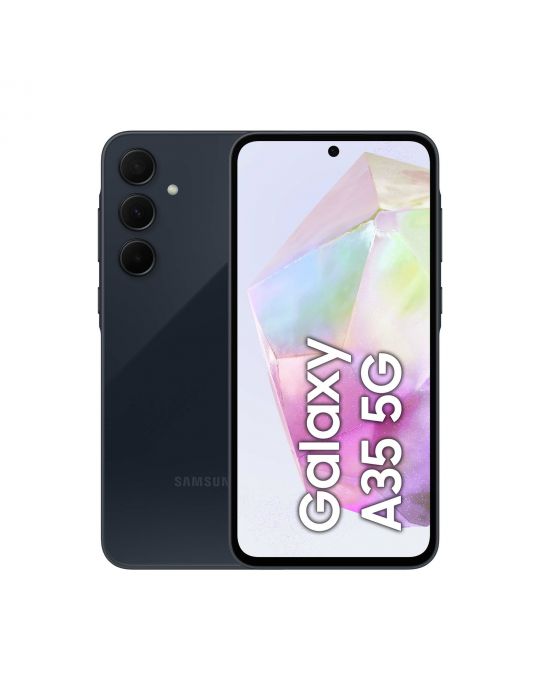 Samsung Galaxy A35 5G 16,8 cm (6.6") Dual SIM hibrid Android 14 USB tip-C 6 Giga Bites 128 Giga Bites 5000 mAh Bleumarin
