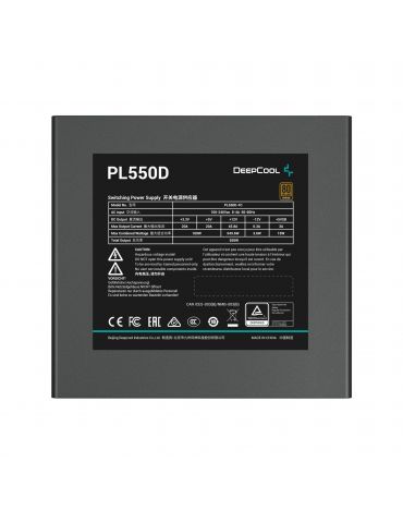 DeepCool PL550D unități de alimentare cu curent 550 W 20+4 pin ATX ATX Negru