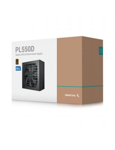 DeepCool PL550D unități de alimentare cu curent 550 W 20+4 pin ATX ATX Negru