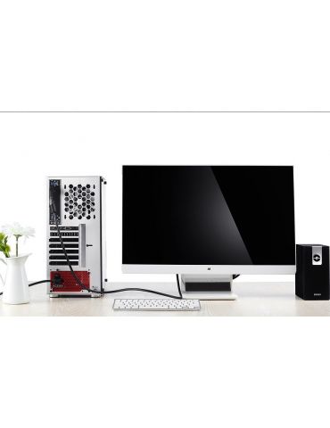 Vention EACBI adaptor pentru cabluri video 3 m DVI VGA (D-Sub) Negru