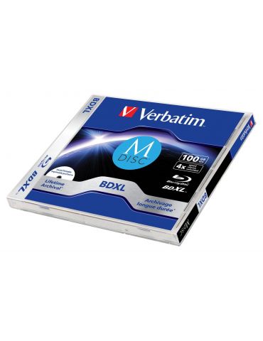Verbatim 43833 discuri Blu-Ray blank BDXL 100 Giga Bites 1 buc.