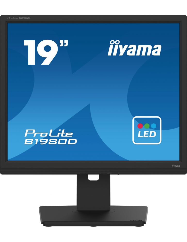 iiyama ProLite B1980D-B5 monitoare LCD 48,3 cm (19") 1280 x 1024 Pixel SXGA Negru