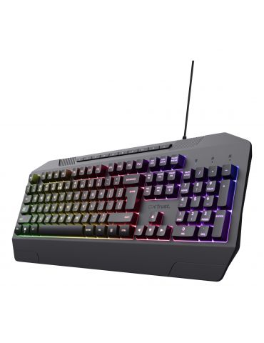 Trust GXT 836 Evocx tastaturi Gaming USB QWERTY Engleză SUA Negru - Tik.ro