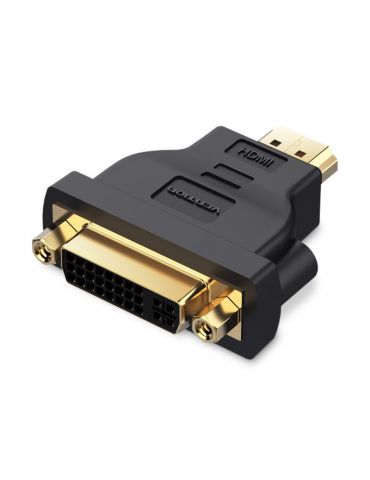 Vention ECCB0 adaptor mufă cablu HDMI DVI(24+5) Negru