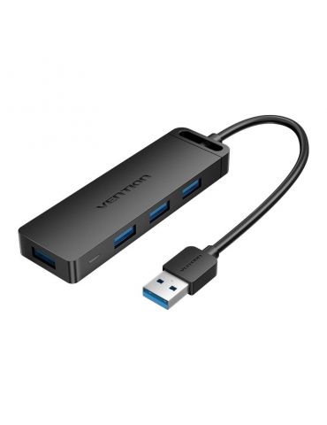 Vention CHLBB hub-uri de interfață USB 3.2 Gen 1 (3.1 Gen 1) Type-A 5000 Mbit s Negru - Tik.ro