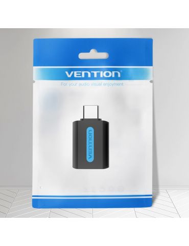 Vention CDUB0 adaptor mufă cablu USB C USB A Negru