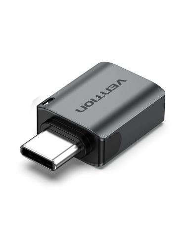 Vention CDQH0 adaptor mufă cablu USB C USB A Gri