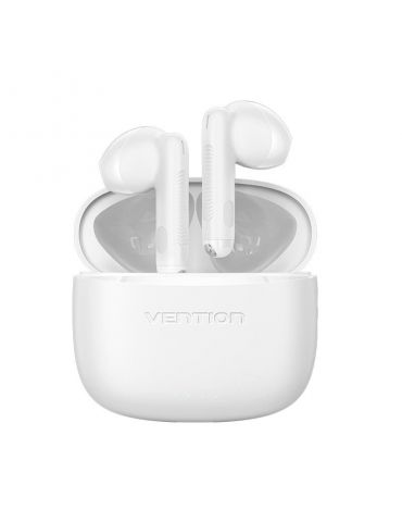 Vention NBHW0 cască audio & cască cu microfon Căști True Wireless Stereo (TWS) În ureche Apeluri Muzică Bluetooth Alb - Tik.ro