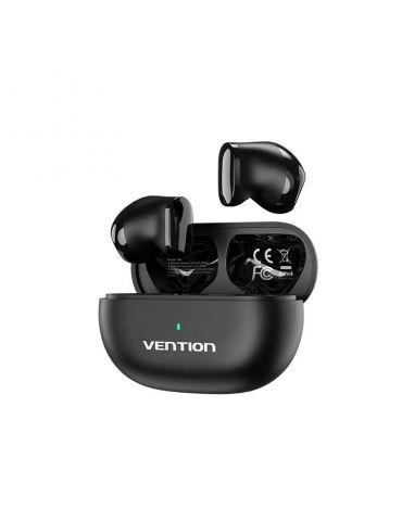 Vention NBLB0 cască audio & cască cu microfon Căști Fără fir În ureche Apeluri Muzică Bluetooth Negru - Tik.ro
