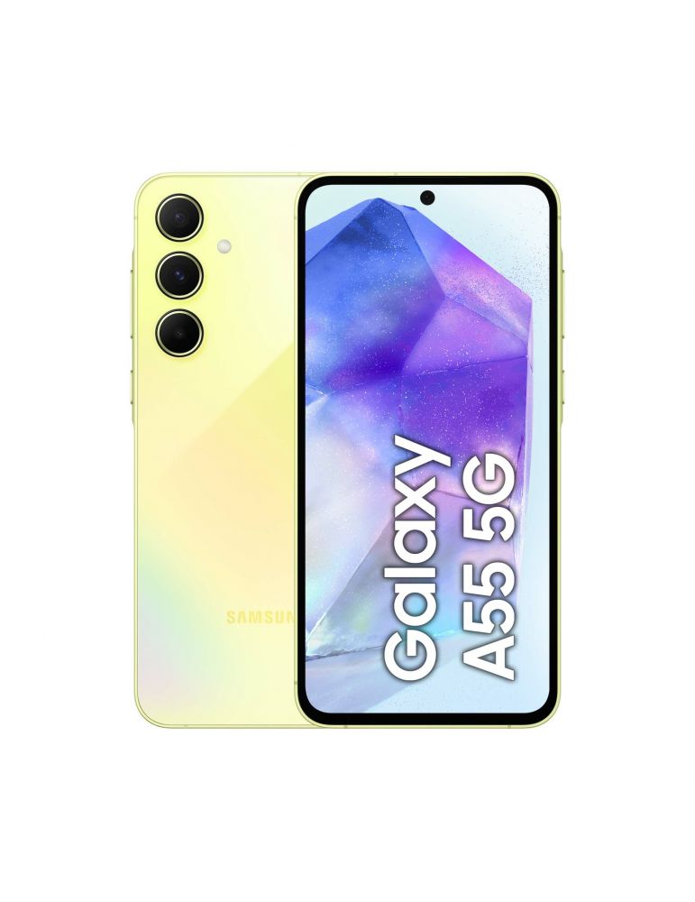 Samsung Galaxy A55 5G 16,8 cm (6.6") Dual SIM hibrid Android 14 USB tip-C 8 Giga Bites 128 Giga Bites 5000 mAh Galben