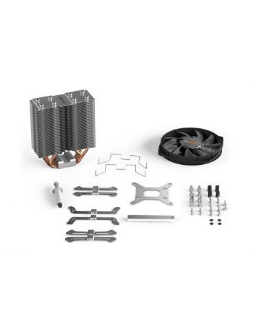 be quiet! SHADOW ROCK SLIM 2 Procesor Ventilator 13,5 cm Aluminiu, Negru, Cupru 1 buc.
