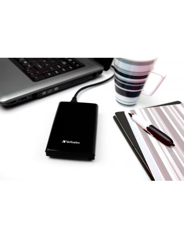 Verbatim 32181 hard disk extern 512 Giga Bites Negru