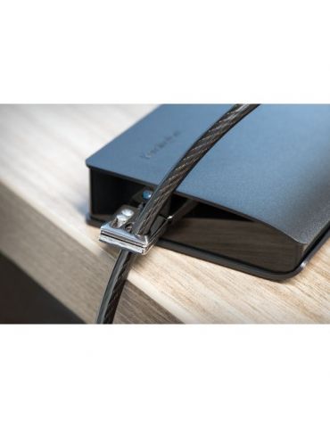 Kensington K64425M cabluri cu sistem de blocare Negru, Din oţel inoxidabil