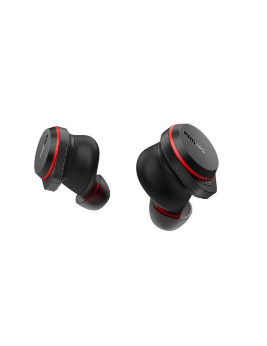 Philips TAA7507BK 00 cască audio & cască cu microfon Căști Fără fir În ureche Apeluri Muzică Bluetooth Negru, Roşu