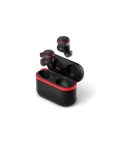 Philips TAA7507BK 00 cască audio & cască cu microfon Căști Fără fir În ureche Apeluri Muzică Bluetooth Negru, Roşu