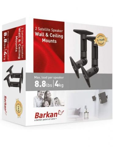 Stand de perete tavan barkan pt 2 tv/monitor nu e cazul diag. max nu e cazul rotatie inclinare pivotare max 4 kg 1520.b Barkan -