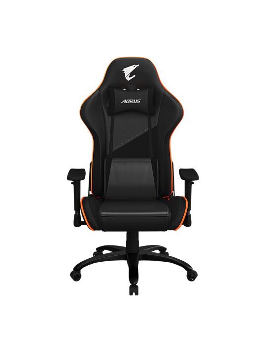Gigabyte AGC310 Scaun gaming PC Șezut căptușit Negru, Portocală