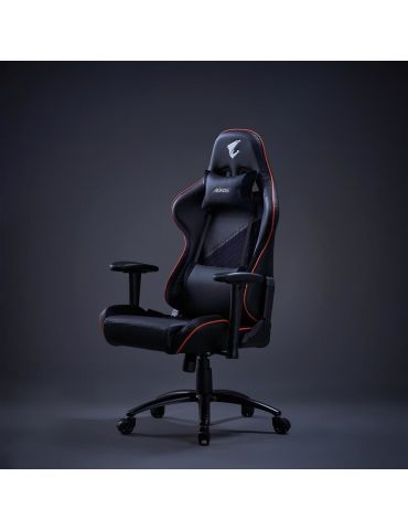 Gigabyte AGC310 Scaun gaming PC Șezut căptușit Negru, Portocală