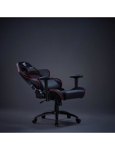 Gigabyte AGC310 Scaun gaming PC Șezut căptușit Negru, Portocală