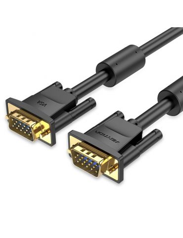 Vention DAEBF cablu VGA 1 m VGA (D-Sub) Negru - Tik.ro