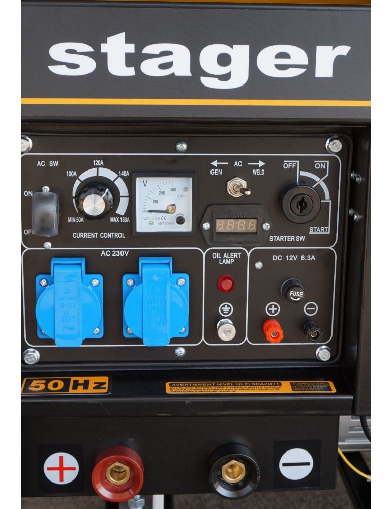 Stager yde8500ew generator sudare 3kva curent sudare 200a 3000rpm diesel
