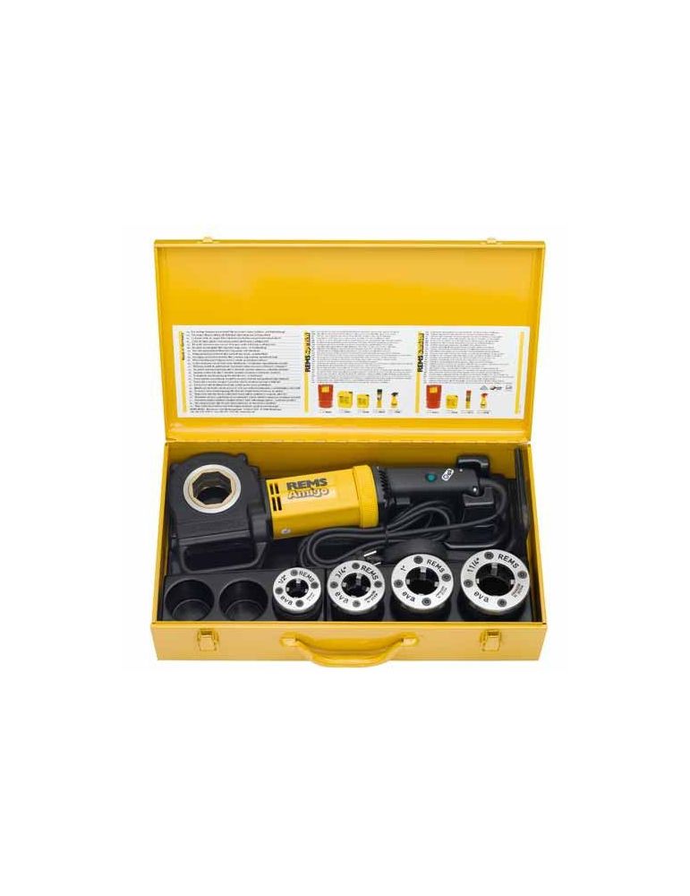 Rems clupa electrica de filetat amigo set r 1/2-3/4-1-1 1/4