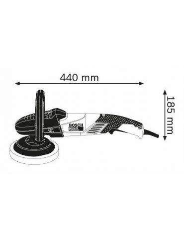 Bosch 0 601 389 000 șlefuitor portabil Șlefuitor orbital 3000 RPM 1400 W