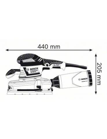 Bosch GSS 280 AVE Professional Șlefuitor orbital 11000 RPM 22000 OPM