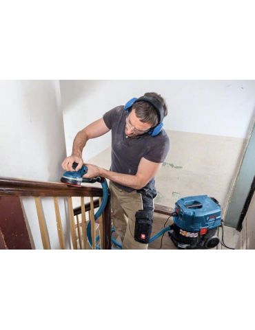 Bosch GET 55-125 Professional Șlefuitor orbital aleator 7800 RPM 15600 OPM Negru, Albastru 550 W