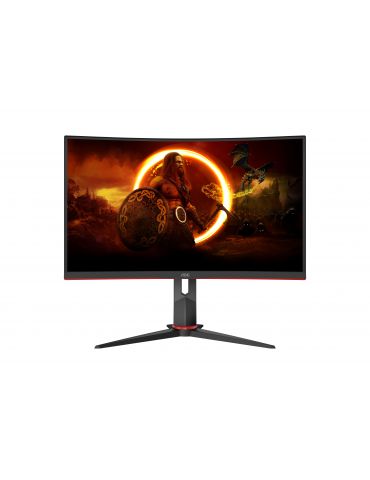 AOC G2 C27G2Z3 BK monitoare LCD 68,6 cm (27") 1920 x 1080 Pixel Full HD LED Negru, Roşu - Tik.ro