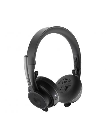 Logitech Zone Plus Căști Fără fir Bandă de fixare pe cap Birou Call center Bluetooth Grafit