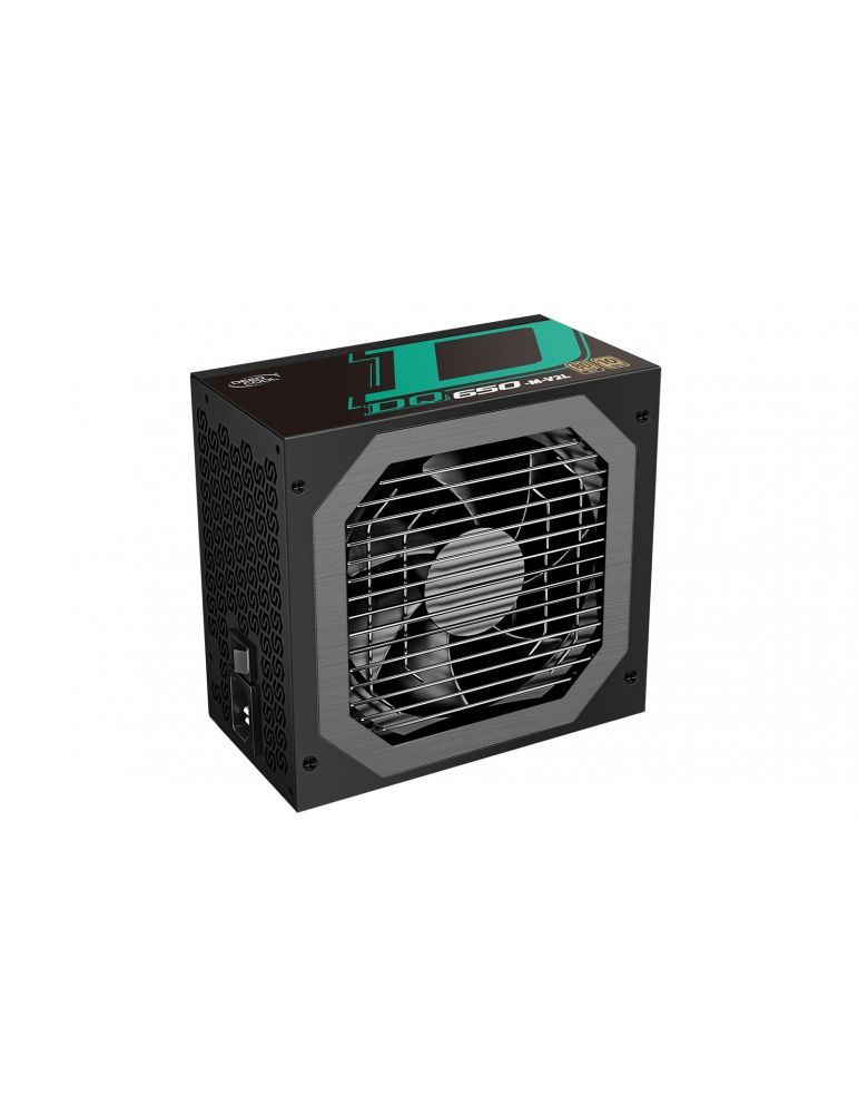 Sursa deepcool 650w (real) modulara fan 120mm pwm 80 plus gold 87~90% eficienta 2x pci-e (6+2) 8x s-ata dq650-m v2 (include tv