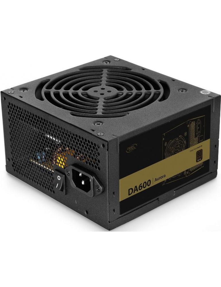 Sursa deepcool 600w (real) fan 120mm pwm 80 plus bronze 85% eficienta 4x pci-e (6+2) 5x s-ata da600 (include tv 1.75lei)