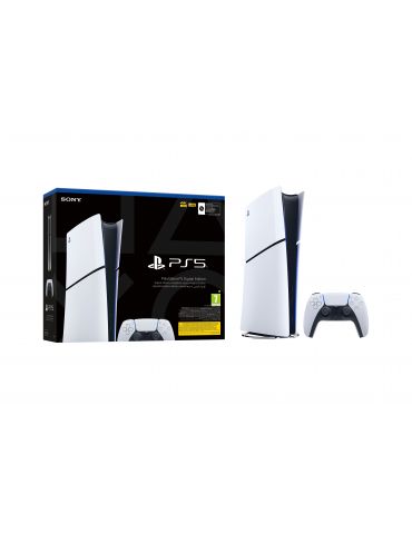 Sony PlayStation 5 Slim Digital Edition 1,02 TB Wi-Fi Negru, Alb