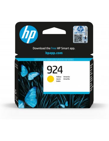 HP Cartuș de cerneală original 924 Galben - Tik.ro