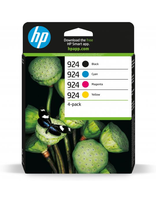 HP Pachet cu 4 cartușe de cerneală originală 924 CMYK