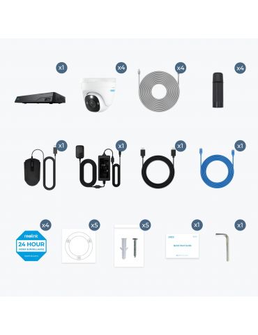 Reolink NVS8-8MD4 kituri pentru supraveghere video Prin cablu 8 canale