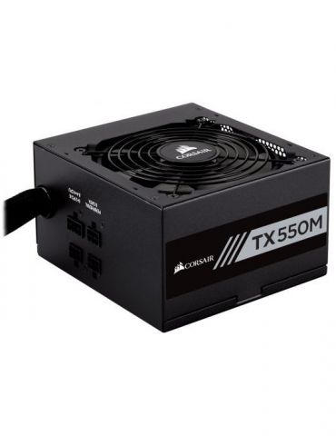 Sursa corsair tx-m series 550 w semi-modulara atx 12v v2.4 fan 120 mm x 1 80 plus gold cp-9020133 (include tv 1.5 lei) Corsair -