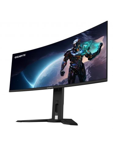 GIGABYTE MO34WQC2 monitoare LCD 86,4 cm (34") 3440 x 1440 Pixel Wide Quad HD OLED Negru